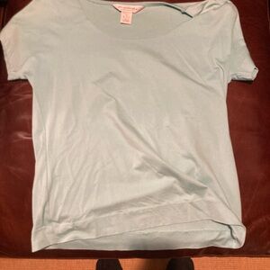 Brooks Brothers Soft Aqua Short Sleeve Tee